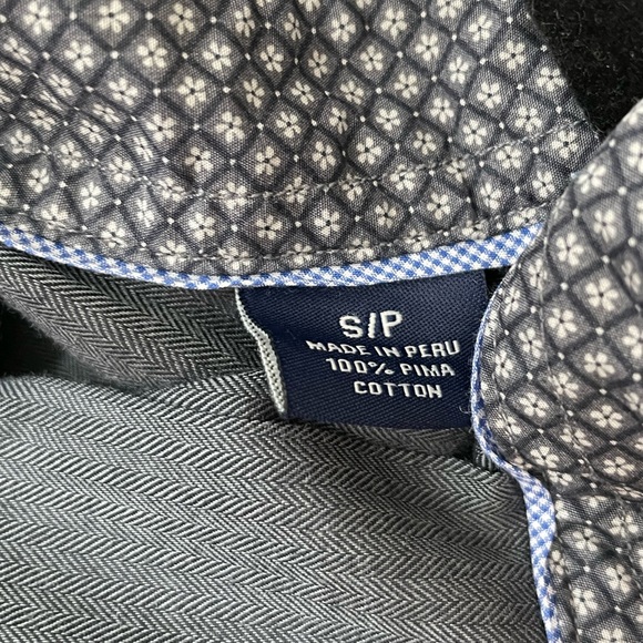 Tommy Bahama Long Sleeve Herringbone Button Up - Picture 6 of 7